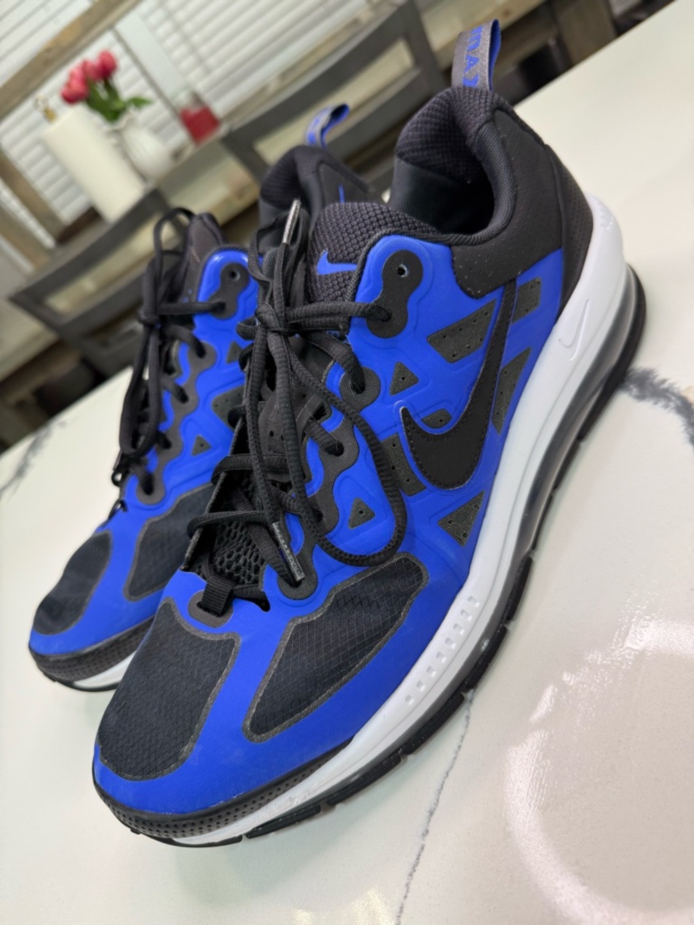 Nike Air Max Genome Racer Blue Sneakers Men's Size 13